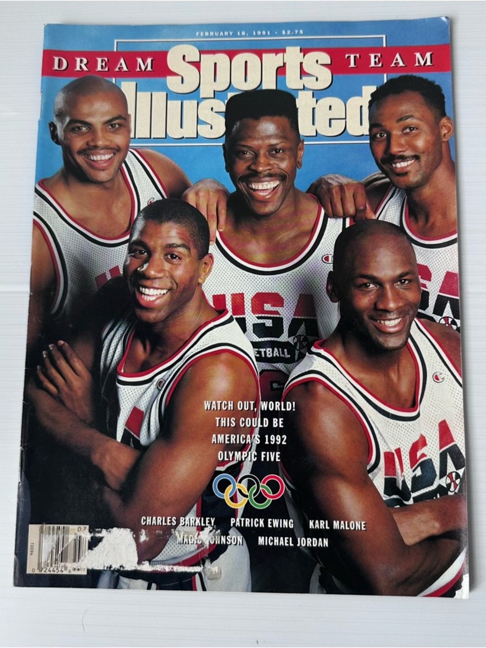 Sports Illustrated Dream Team Cover USA Basketball February 18, 1991
